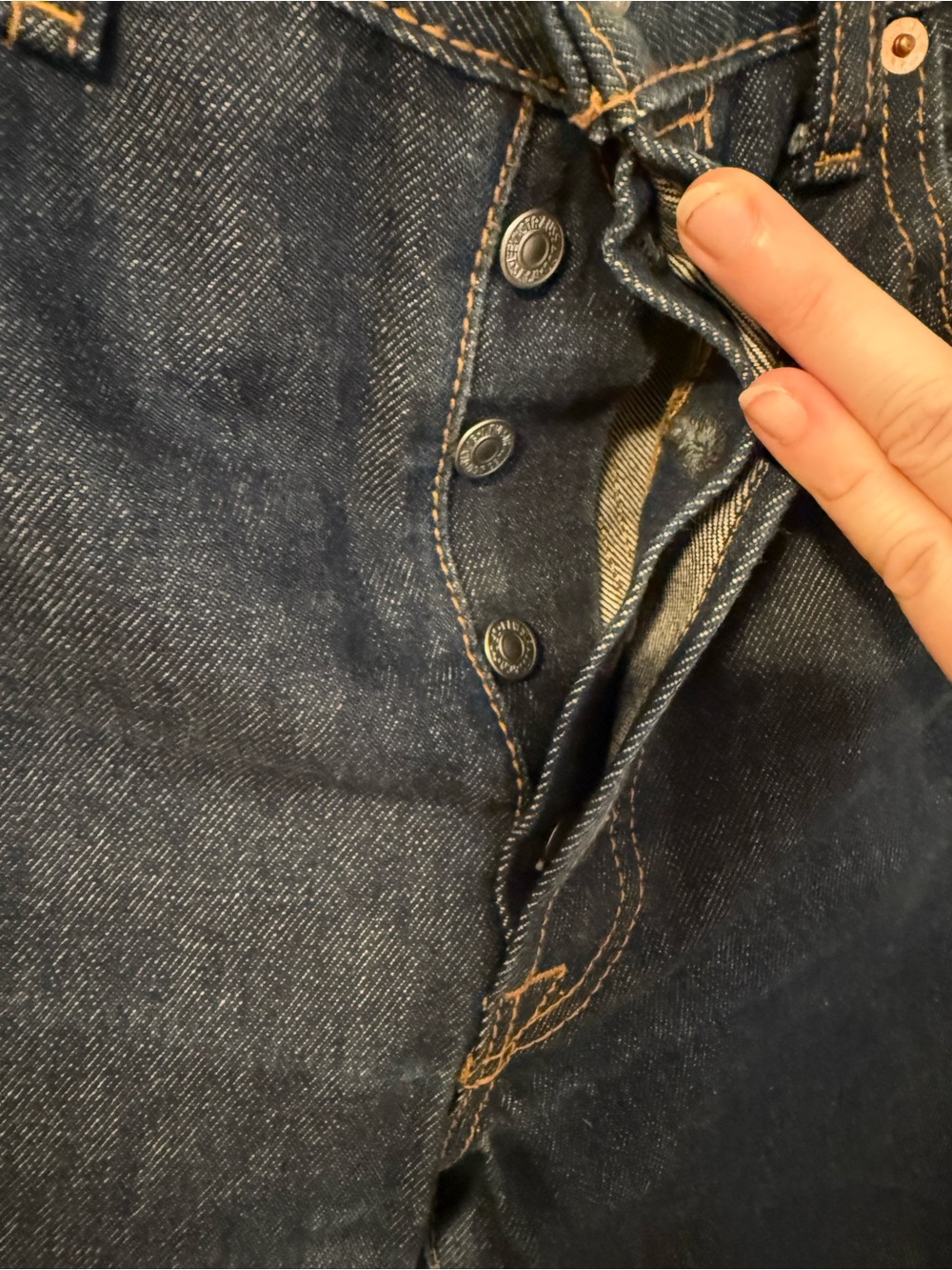 Levi's Men's Straight Jeans in Dark Indigo - Picture 5 of 7